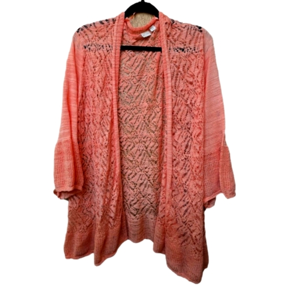 C. Est 1946 Coral Cardigan - Picture 1 of 6